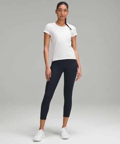 “ Legging Wunder Train taille haute avec pochess â€“ 64 cm â€“ Bleu â€“ Taille 2 - lululemon - Modalova