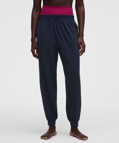 “ Pantalon de jogging Ã  taille cÃ´telÃ©e Aligns â€“ Bleu â€“ Taille 10 - lululemon - Modalova