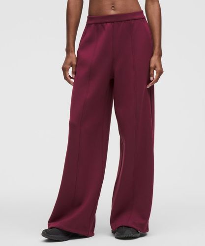 “ Pantalon Smooth Spacer Ã  taille haute et jambe large Standards â€“ Burgundy â€“ Taille M - lululemon - Modalova