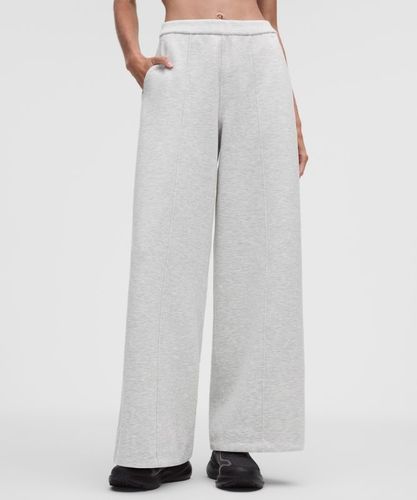 “ Pantalon Smooth Spacer Ã  taille haute et jambe large Standards â€“ Light Gris â€“ Taille S - lululemon - Modalova