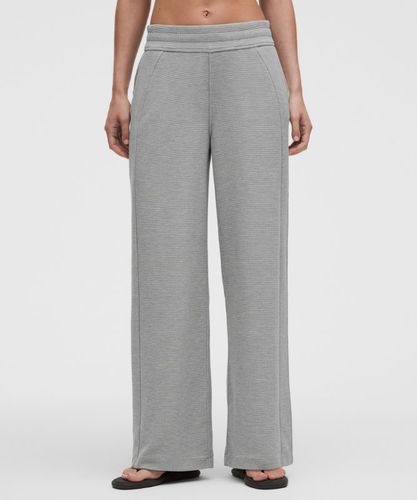“ Pantalon large Scuba taille mi-haute GaufrÃ©s â€“ Gris â€“ Taille 2XS - lululemon - Modalova