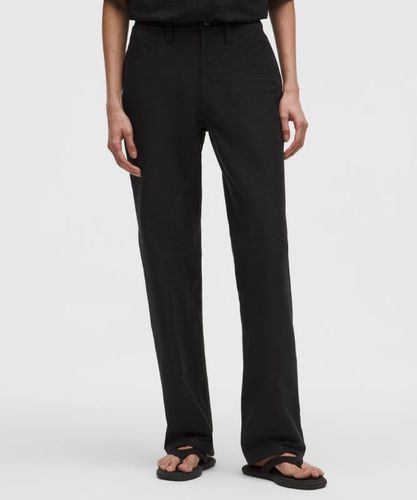 “ Pantalon EasyFive taille mi-haute Ã  coupe droite dÃ©contractÃ©e Standards â€“ Taille 31 - lululemon - Modalova