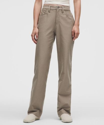 “ Pantalon EasyFive taille mi-haute Ã  coupe droite dÃ©contractÃ©e Standards â€“ Taille 29 - lululemon - Modalova