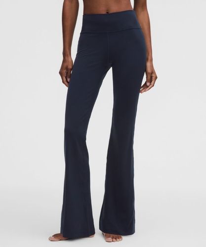 “ Pantalon Groove Ã©vasÃ© taille haute en Nulu Courts â€“ Bleu â€“ Taille 10 - lululemon - Modalova