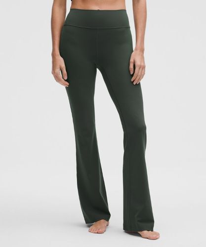 “ Pantalon Groove Ã©vasÃ© taille haute en Nulu Courts â€“ Vert â€“ Taille 14 - lululemon - Modalova