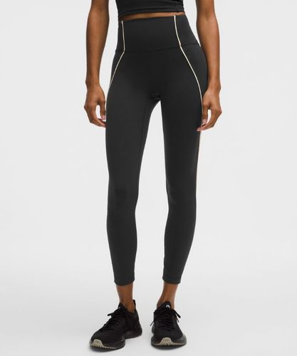 “ Legging Wunder Train No Line taille haute Ã  finitions passepoilÃ©es 6s â€“ 4 cm â€“ Noir - lululemon - Modalova