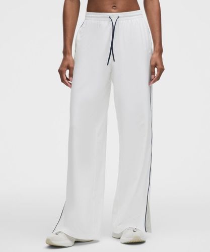“ Pantalon de survÃªtement large Court Rival Cordon contrastÃ©s â€“ Blanc/Blue â€“ Taille 4 - lululemon - Modalova