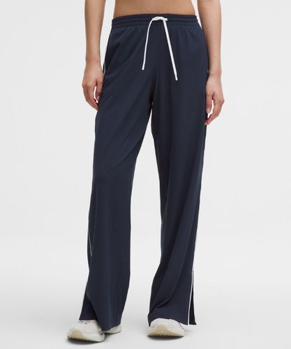 “ Pantalon de survÃªtement large Court Rival Cordon contrastÃ©s â€“ Blue/Blanc â€“ Taille 6 - lululemon - Modalova