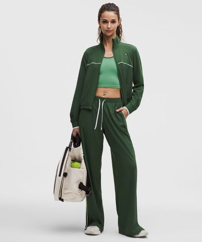 “ Pantalon de survÃªtement large Court Rival Cordon contrastÃ©s â€“ Blanc â€“ Taille 8 - lululemon - Modalova
