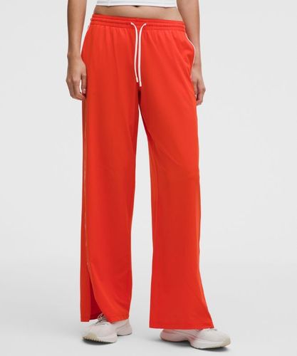 “ Pantalon de survÃªtement large Court Rival Cordon contrastÃ©s â€“ Blanc â€“ Taille 0 - lululemon - Modalova