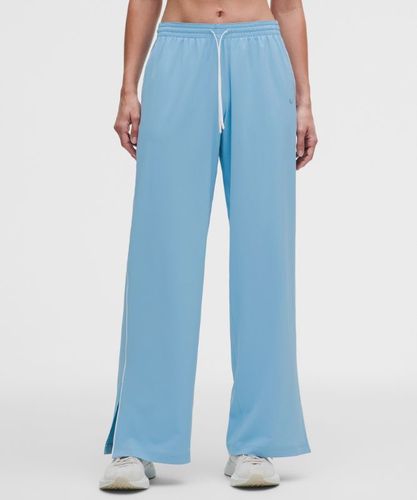 “ Pantalon de survÃªtement large Court Rival Cordon contrastÃ©s â€“ Blue/Blanc â€“ Taille 0 - lululemon - Modalova