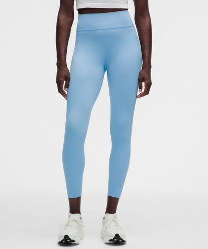 “ Legging Fast and Free taille haute Ã  6 pochess â€“ 64 cm â€“ Bleu â€“ Taille 10 - lululemon - Modalova