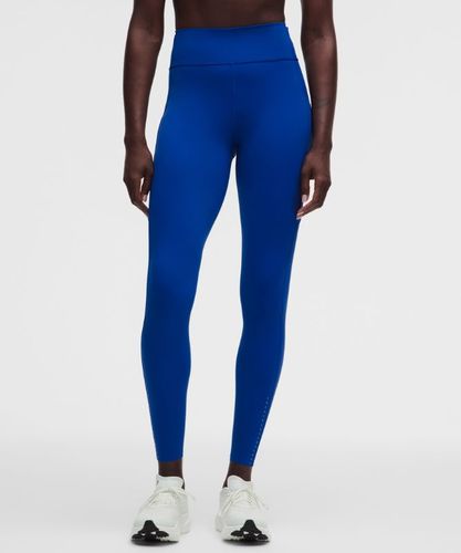 “ Legging Fast and Free taille haute Ã  6 pochess â€“ 71 cm â€“ Bleu â€“ Taille 2 - lululemon - Modalova