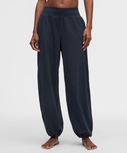 “ Pantalon Groove taille basse dÃ©contractÃ© Ã  ourlets ajustables Standards â€“ Bleu â€“ Taille 4 - lululemon - Modalova