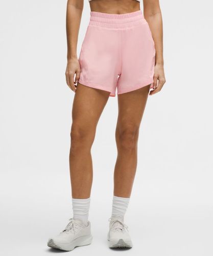 “ Short doublÃ© taille haute Track Thats â€“ 13 cm â€“ Rose â€“ Taille 6 - lululemon - Modalova