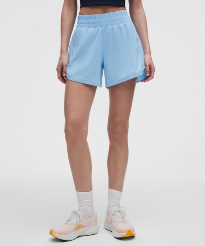 “ Short doublÃ© taille haute Track Thats â€“ 13 cm â€“ Bleu â€“ Taille 4 - lululemon - Modalova