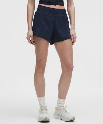 “ Short Hotty Hot doublÃ© taille hautes â€“ 10 cm â€“ Bleu â€“ Taille 14 - lululemon - Modalova