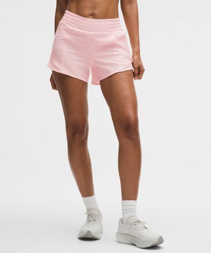 “ Short Hotty Hot doublÃ© taille hautes â€“ 10 cm â€“ Rose â€“ Taille 14 - lululemon - Modalova