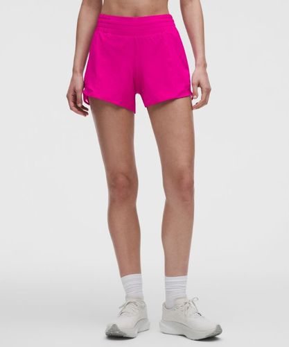 “ Short Hotty Hot doublÃ© taille hautes â€“ 10 cm â€“ Rose â€“ Taille 4 - lululemon - Modalova