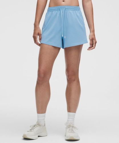 “ Short dÃ©contractÃ© lÃ©ger taille haute Doublure longues â€“ 8 cm â€“ Blue/Blanc â€“ Taille 10 - lululemon - Modalova