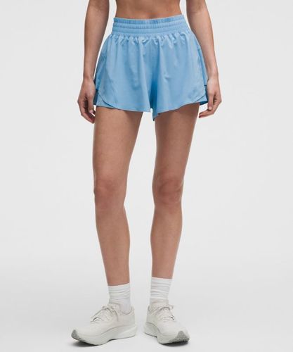 “ Short de running Shake It Out taille hautes â€“ 6 cm â€“ Bleu â€“ Taille S - lululemon - Modalova