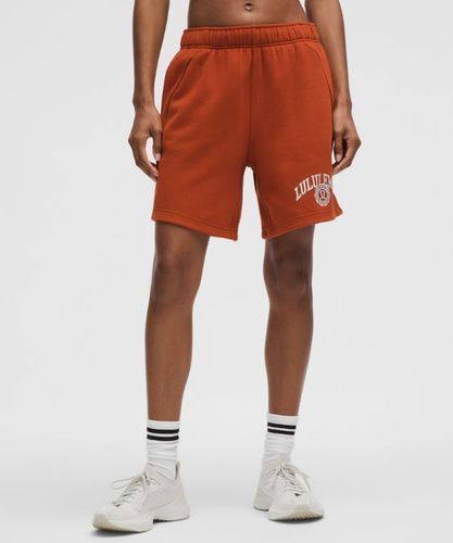 “ Short Scuba Oversized taille mi-haute Graphics â€“ 18 cm â€“ Orange â€“ Taille L - lululemon - Modalova