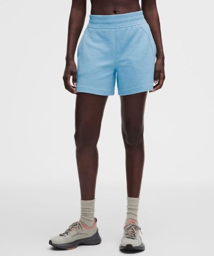 “ Short Scuba taille haute GaufrÃ©s â€“ 13 cm â€“ Bleu â€“ Taille L - lululemon - Modalova