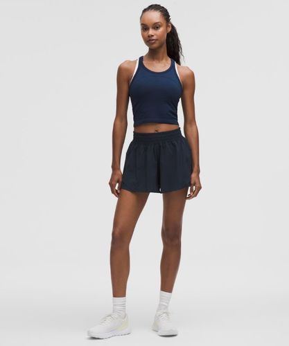 “ Short de running Shake It Out taille hautes â€“ 6 cm â€“ Bleu â€“ Taille S - lululemon - Modalova