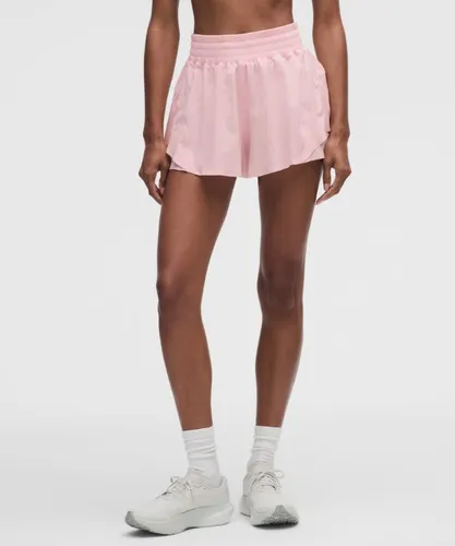 “ Short de running Shake It Out taille hautes â€“ 6 cm â€“ Rose â€“ Taille L - lululemon - Modalova