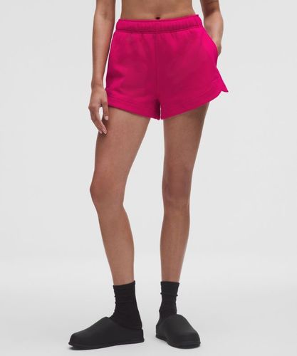 “ Short Scuba Oversized taille mi-haute et ourlet dolphins â€“ 8 cm â€“ Rose â€“ Taille M - lululemon - Modalova