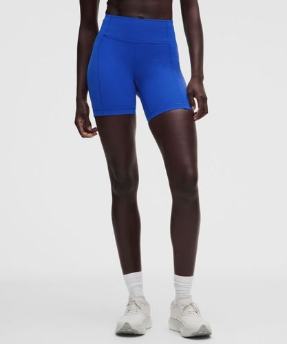 “ Short Swift Speed Taille hautes â€“ 15 cm â€“ Bleu â€“ Taille 4 - lululemon - Modalova