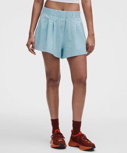 “ Short Ã  pinces taille haute seersuckers â€“ 9 cm â€“ Pastel â€“ Taille 2XS - lululemon - Modalova