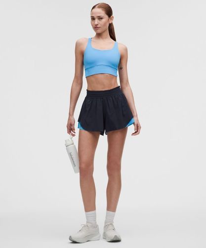 “ Short de running Shake It Out taille hautes â€“ 6 cm â€“ Bleu â€“ Taille XL - lululemon - Modalova