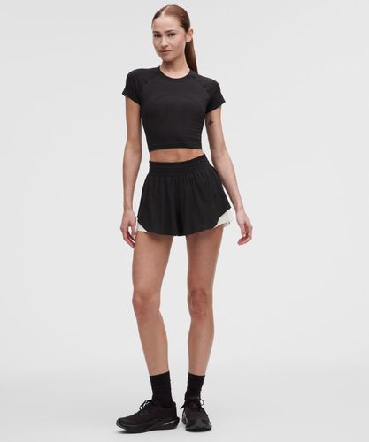 “ Short de running Shake It Out taille hautes â€“ 6 cm â€“ Noir â€“ Taille XS - lululemon - Modalova