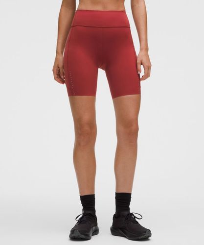 “ Short Fast and Free taille haute Ã  5 pochess â€“ 20 cm â€“ Rouge â€“ Taille 12 - lululemon - Modalova