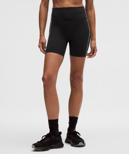 “ Short passepoilÃ© taille haute Wunder Train No Lines â€“ 15 cm â€“ Noir â€“ Taille 2 - lululemon - Modalova