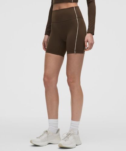 “ Short passepoilÃ© taille haute Wunder Train No Lines â€“ 15 cm â€“ Taille 6 - lululemon - Modalova