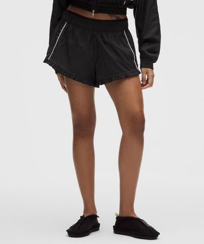 “ Short GANNI x texturÃ© Ã  volants taille mi-hautes â€“ 6 cm â€“ Taille XS - lululemon - Modalova