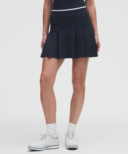 “ Jupe de golf en maille plissÃ©e taille hautes â€“ Blanc/Bleu â€“ Taille M - lululemon - Modalova
