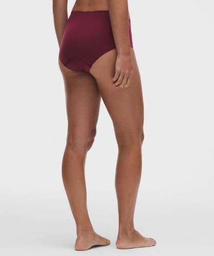“ Culotte bikini taille trÃ¨s haute en Nulu avec absorption renforcÃ©es â€“ Burgundy â€“ Taille M - lululemon - Modalova