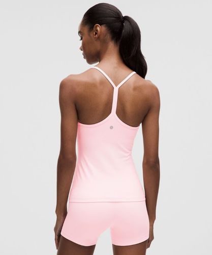 “ DÃ©bardeur Flow Y en Nulu Maintien lÃ©ger, bonnets B/Cs â€“ Rose â€“ Taille XL - lululemon - Modalova
