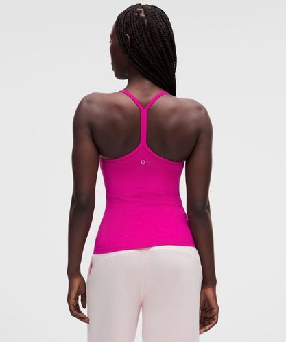 “ DÃ©bardeur Flow Y en Nulu Maintien lÃ©ger, bonnets B/Cs â€“ Rose â€“ Taille L - lululemon - Modalova