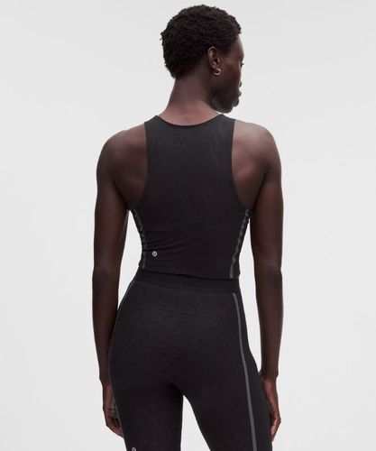 “ DÃ©bardeur court Ã  empiÃ¨cements en dentelles â€“ Noir/Gris â€“ Taille XL - lululemon - Modalova