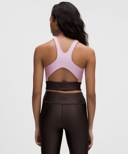 “ DÃ©bardeur GANNI x court Ã  volantss â€“ Rose â€“ Taille M - lululemon - Modalova