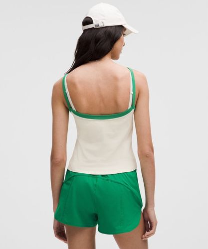“ DÃ©bardeur ringer col haut en coton biologiques â€“ Vert â€“ Taille XS - lululemon - Modalova