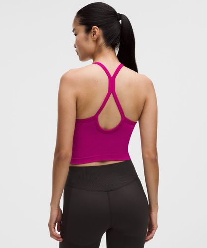 “ DÃ©bardeur d'entraÃ®nement Get Low Ã  dos croisÃ© Maintien lÃ©ger, bonnets B/Cs â€“ Rose â€“ Taille XL - lululemon - Modalova