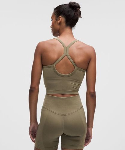 “ DÃ©bardeur d'entraÃ®nement Get Low Ã  dos croisÃ© Maintien lÃ©ger, bonnets B/Cs â€“ Gris â€“ Taille M - lululemon - Modalova
