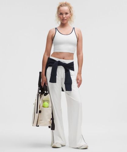 “ DÃ©bardeur de tennis Ã  dÃ©coupe et encolure dÃ©gagÃ©e Maintien moyen, bonnets B/Cs â€“ Blanc/Blue â€“ Taille XL - lululemon - Modalova
