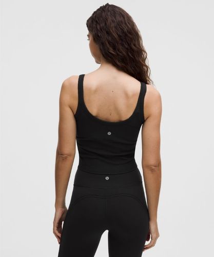 “ Nulu Ribbed Cropped Tank Top Hearts â€“ Noir â€“ Taille XL - lululemon - Modalova