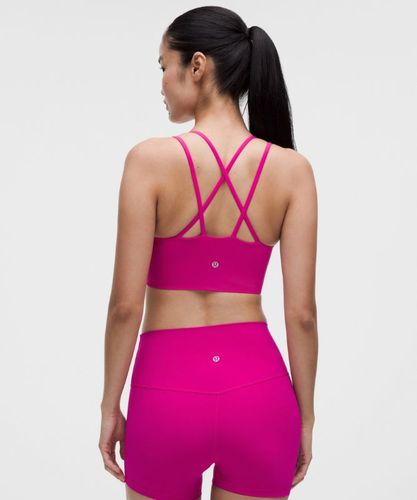 “ Soutien-gorge Like a Cloud long Maintien lÃ©ger, bonnets B et Cs â€“ Rose â€“ Taille 4 - lululemon - Modalova